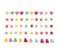 Mollettine Chioma Bambina 50 Pezzi Plastica Mini a Forma di Fiore | Stelle, Cuore e Corona, Set Assortito per Bambine e Neonate, Presa Salda e Uso Confortevole Colore Casuale