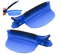 Mollettone Capelli Isolanti - 2pz Clip Separazione Rapida | Fermagli Acconciatura Rilascio Veloce per Extension, Tinte & Colpi di Sole