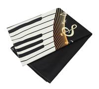 Mollettone Copritavolo Musicale Tovaglia Da Caffè Panno Rettangolo