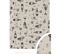 Mollettone Tavolo , Copritavolo Gommato Antiscivolo in PVC, Tovaglia Proteggi Tavolo,Colori originali e Simpatici Aderisce a Tutte le Superfici, Protegge da Macchie e Graffi (Osteria, 140x140)