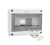 Mollom 8 vie Scatola di Protezione Distributore Interruttore Automatico MCB con Binario DIN, IP65 Impermeabile, per Interni ed Esterni