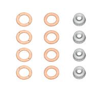 Molloparts 19077-53650 1907753650 Kit guarnizione iniettore 3 cilindri compatibile con motore Kubota D1403ME D1503E D1503TME D1703E D1703ME D1803ME D662 D722 D782 D1000 5 D11 05 D1305 D1403E