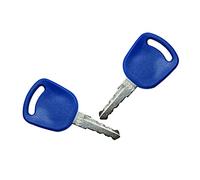 Molloparts 2 chiavi di accensione ELI80-0084 82003267 compatibili con Case IH Puma 115 125 130 140 155 160 165 170 180 185 195 200 compatibili con New Holland Tractor TS100 TS110 TS115 TS80 TS90