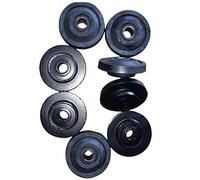 Molloparts 8 pz Supporto Motore Gomma Cuscino Piedi Paraurti Compatibile con Caterpillar Escavatore E324D E320B E320C E329D E325D E329