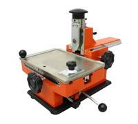 Molloparts Macchina semiautomatica per marcatura di etichette in metallo per targhette metalliche (ruota con caratteri da 3 mm)