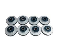 Molloparts Supporto motore in gomma cuscino piedi paraurti 8 pezzi compatibile con escavatore Caterpillar E325D E329 E329D E320B E320C E324D