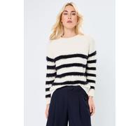 Molly Bracken - LADIES KNITTED STRIPED SWEATER Bianco - Abbigliamento L Bianco
