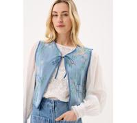 Molly Bracken - Ladies Woven Sleeveless Jacket ES195BEP Blu - Abbigliamento XL Blu