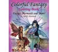 Molly Harrison Colorful Fantasy Coloring Book (Tascabile)