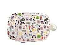 Molly Lovers - Trousse per cosmetici con cerniera e cerniera, ispirato a programmi televisivi, Comfy Mb Regno Unito, 0