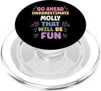 MOLLY Personalized Women's Gift Custom MOLLY PopSockets PopGrip per MagSafe