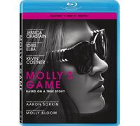 Molly's Game (Blu-ray) Jessica Chastain Idris Elba