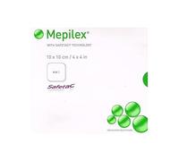 molnlycke Mepilex Medicazione Hydro Cellulare, 10 x 10 cm, confezione da 5
