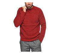 MOLO ELEVEN Maglia Uomo Girocollo Rossa Art Trouble 80% Lana 20% Nylon (L)