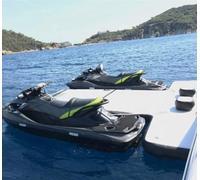 Molo galleggiante gonfiabile del bacino della barca del Jet Ski della piattaforma di pesca del PVC del grado commerciale