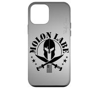 Molon Labe Spartan Helmet Bandiera USA Distressed Patriotic 2A Custodia per iPhone 12 mini
