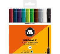 Molotow 200451 Set Base 2 da 10 Pennarelli One4All 127HS, 2 mm