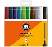 Molotow 200457 Set Base 2 da 10 Pennarelli One4All 227HS, 4 mm