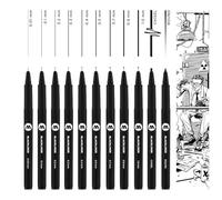 Molotow 200485 Blackliner NERO 11pcs