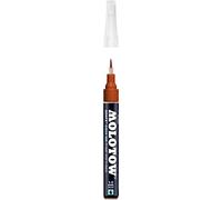 Molotow GRAFX 727.019 - Pennarello Aqua Ink Soft Liner, colore marrone, 1 pezzo