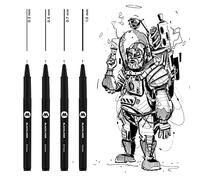 Molotow mo200487 blackliner NERO Set2 4x Set Nero