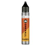 Molotow mo693203 Refill ONE4ALL, inchiostri di ricarica per marcatore permanente 30 ML, 1 pezzo, cool Grigio pastello