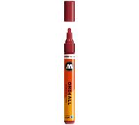 Molotow ONE4ALL 227.204 - Pennarello a vernice acrilica, 4 mm, colore: Borgogna, 1 pezzo