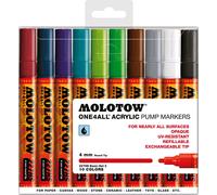 Molotow One4All 227 Hs 10er Base Principale Set 2 Kit Vernice Marker Perni Penna