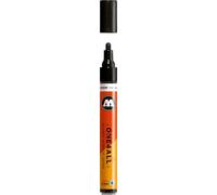 MOLOTOW ONE4ALL 227HS - Pennarello a vernice ricaricabile, 4 mm, #252, nero lucido