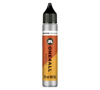 Molotow ONE4ALL Inchiostro di Ricarica per Pennarello Indelebile, Grigio (227 Metallic Silver), 30 ml