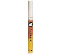 Molotow ONE4ALL - Pennarello per Vernice Acrilica, 1.5 mm, Bianco (160)