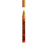Molotow ONE4ALL - Pennarello per Vernice Acrilica, 2 mm, Marrone (Ocra)