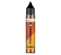 Molotow One4all-Refill-30-m - Ricarica per Pennarelli Indelebili, 30 ml, Marrone (Hazelnut Brown)
