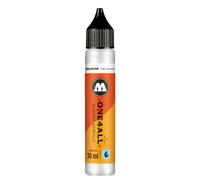 Molotow One4All Refill acrilico 30 ml (inchiostro per ricarica di marcatori acrilici, ad alta copertura e permanente, ad asciugatura rapida, per quasi tutte le superfici) 251 bianco lucido