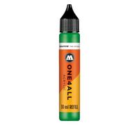 Molotow One4All Refill acrilico 30 ml (inchiostro per ricarica di marcatori acrilici, ad alta copertura e permanente, ad asciugatura rapida, per quasi tutte le superfici) 256 verde colla