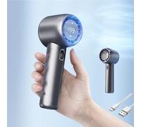 Molpafe raffredda rapidamente il ventilatore turbo portatile con display digitale, 199 velocità regolabili, ricaricabile via USB, a batteria, ventilatore di raffreddamento da 3500 mAh per viaggi -002