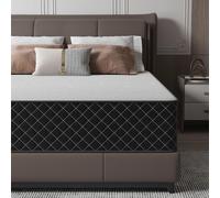 MOLPHIT Single Mattress 10 inches - The Innerspring Hybrid Memory Foam Bed in a box for Ultimate and Pressure Relief support, Single Size Mattress (200 x 90 x 25 cm)