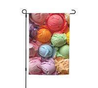 Molte Bandiere Colorate Stampa Gelato Piccole Per Yard Giardino Bandiera Spessa Per Portici Prati Resistente Allo Sfumamento