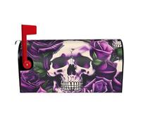 molte coperture per cassette postali magnetiche con stampa teschio rosa viola copertura protettiva per giardino cortile decorazione esterna