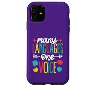 Molte lingue, una sola voce Custodia per iPhone 11