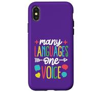 Molte lingue, una sola voce Custodia per iPhone X/XS