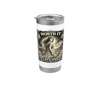 Molte Moglie Relatable Umorismo Grafico Divertente Storia Biblica 1900 Bicchiere termico in acciaio inox doppia parete