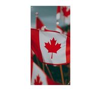 Molte piccole bandiere canadesi banner per porta di benvenuto primavera estate copertura per porta sfondo appeso bandiera portico segno per porta d'ingresso decorazioni per feste stagionali per