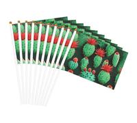 molte piccole bandiere portatili con stampa artistica di cactus bandiere portatili eventi sportivi celebrazioni decorazioni per interni ed esterni