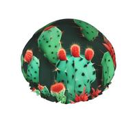 molte piccole cuffie da doccia Cactus Art con un doppio strato di, tengono bene i capelli sia che li usi durante la doccia o il bagno.
