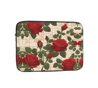 Molte rose rosse stampa 10 "Custodia per laptop accessorio essenziale per pendolarismo e uso in ufficio