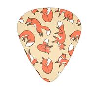 Molte volpi Plettro per chitarra avanzato 12 pezzi Tre spessori per basso, chitarra elettrica, borsa per chitarra acustica