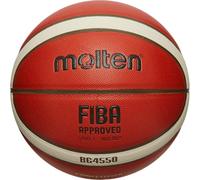 Molten Pallacanestro B7G4550 - Palla da gioco in pelle sintetica di alta qualità, 12 campi, misura 7