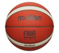 Molten Pallacanestro B5G3850 TOP Pallone da allenamento in pelle sintetica, 12 campi, misura 5