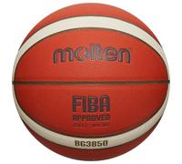 Molten Basketball B6G3850 Pallone da allenamento TOP, pelle sintetica, 12 campi, misura 6